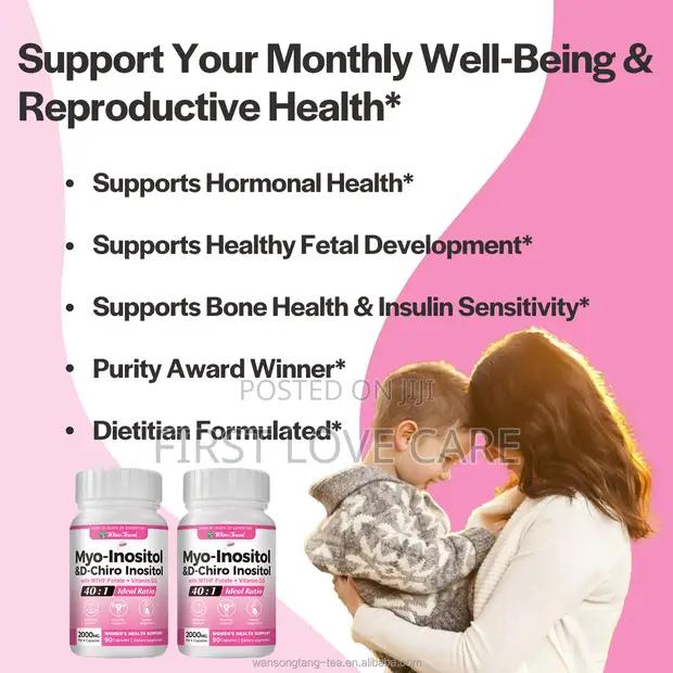 Town Myo Inositol D-Chiro Inositol With MTHF Folate + Vit D3